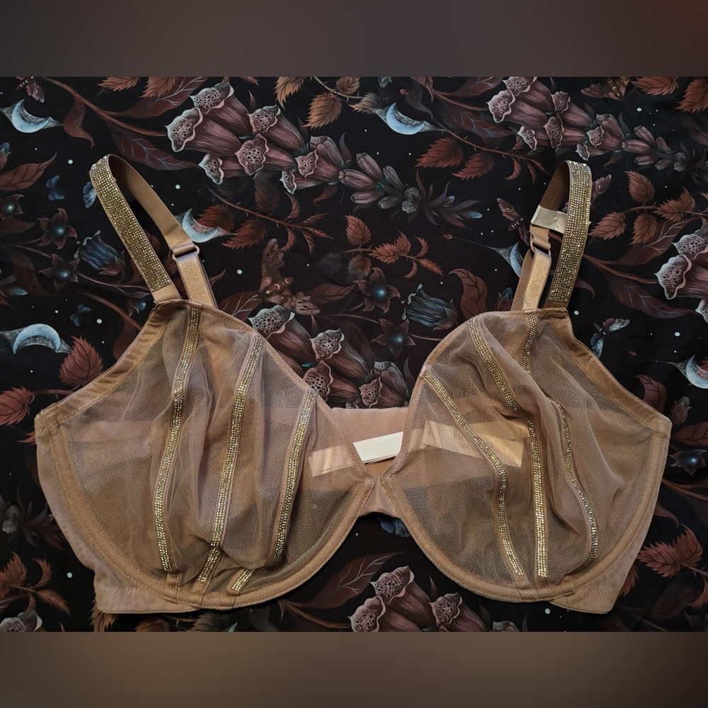 Victoria’s Secret Bejewelled Unlined Bra 40DDD